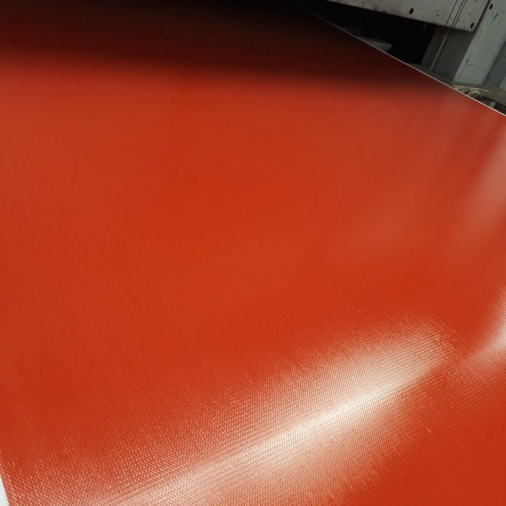 Silicone / PU Coated Steel Wire Inserted Fiberglass Glass Fiber Fabric for Smoke and Fire Curtain Shutter