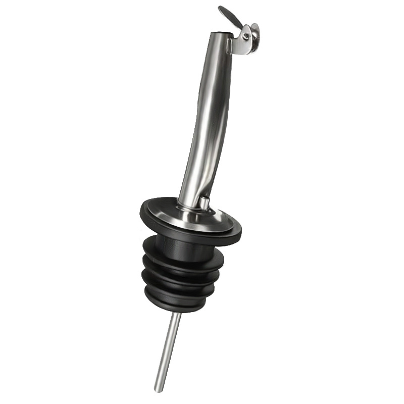 Wholesale Bottle Shot Stainless Steel Speed Spout Olive Oil Cap Pourer Glass Wine Pourer Stopper