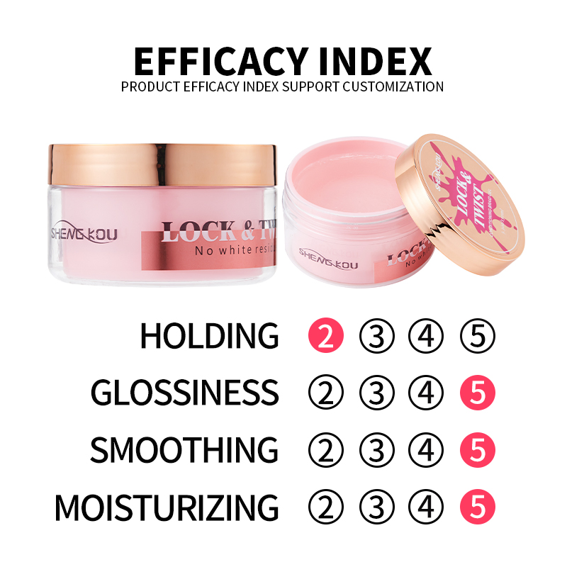 Private Label Hair Wax Edge Control Shine N Jam Light Hold and Braid Gel Loc N Twist Gel