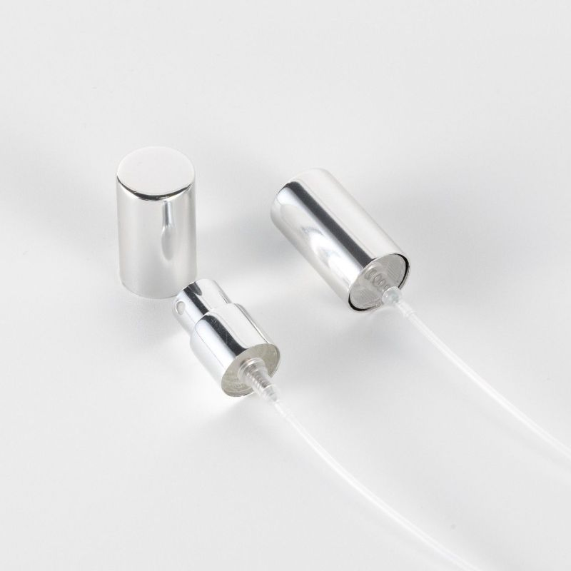 Cosmetic Packing Aluminium Mini Screw Sprayer Pump for 13mm Caliber Perfume Bottle