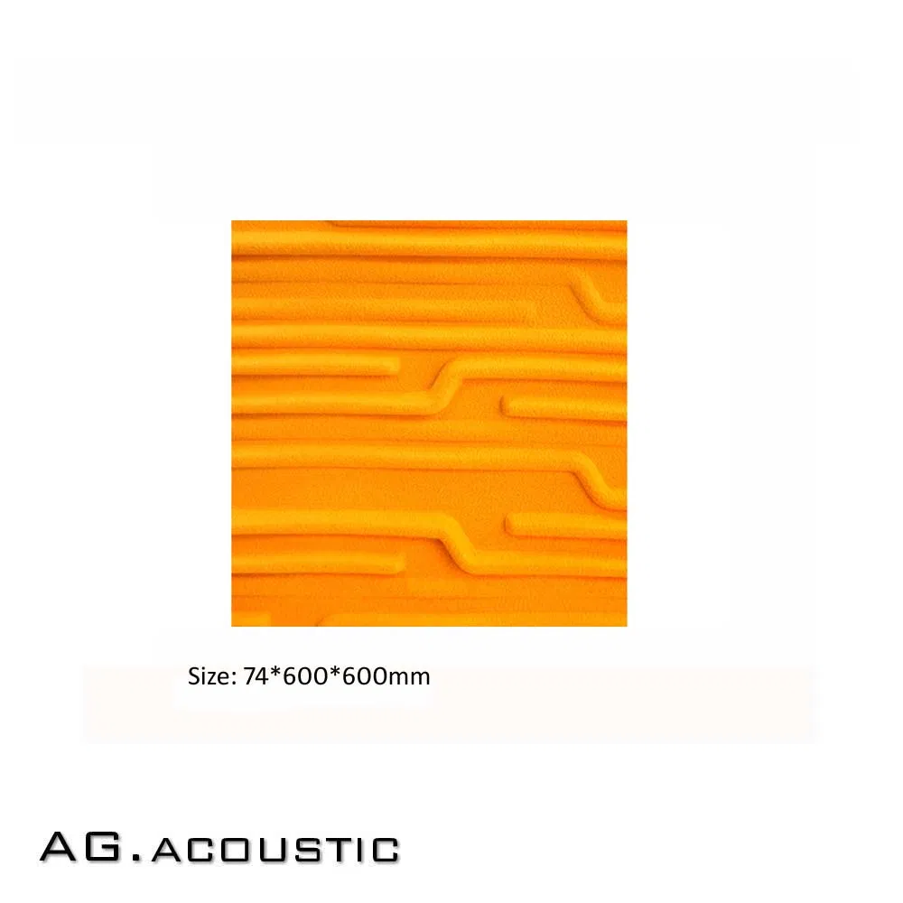 AG. Acoustic Decorative Material 3D Polyester Fiber Sound Absorbing Wall Tiles