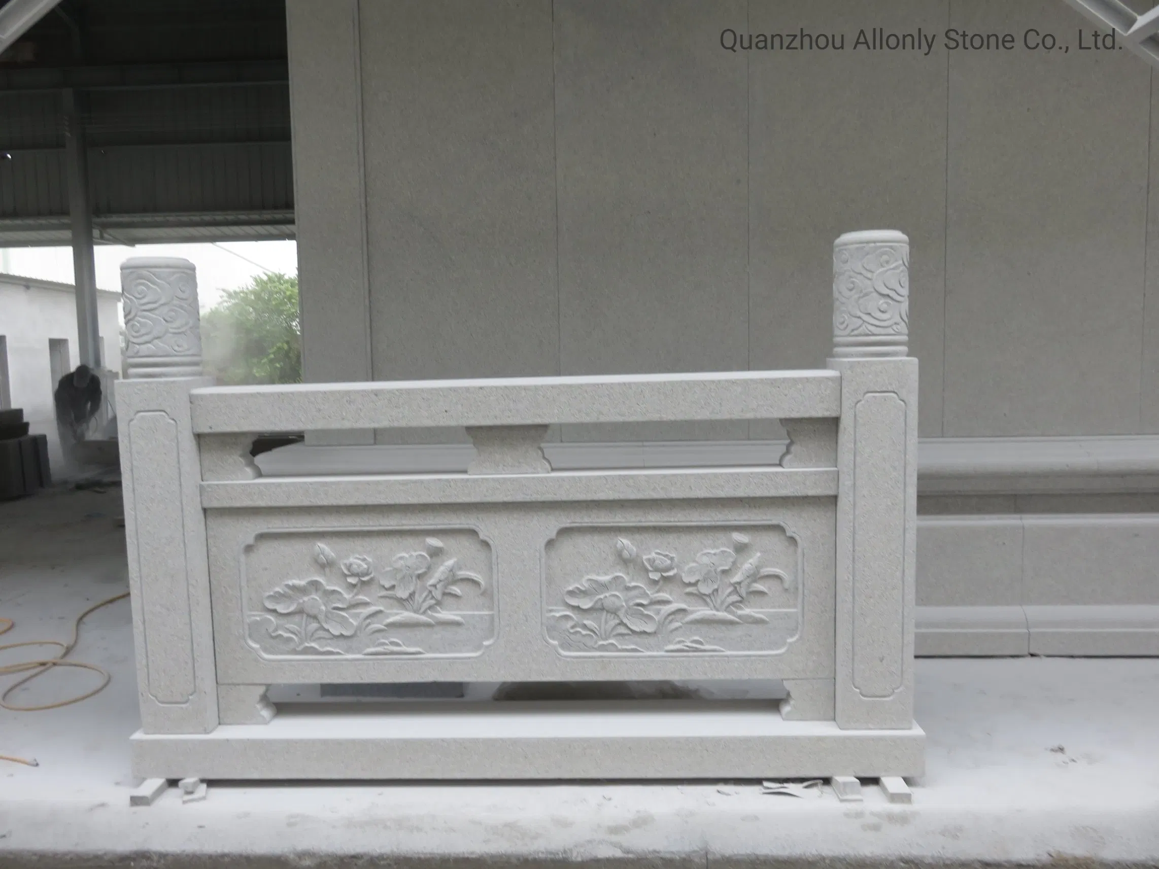 Stone Railing Baluster Granite Handrail and Stair Balustrade Design