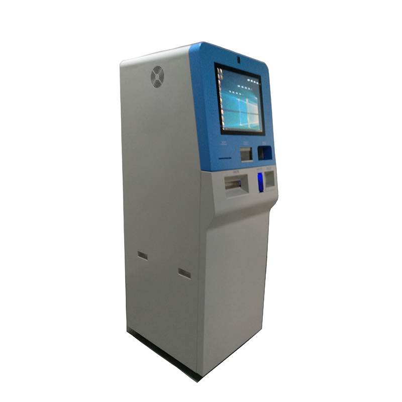 Self Service Banknote Exchange Payment Machine Floor Standing Passport Scanner Currency Exchange Machine ATM Machine