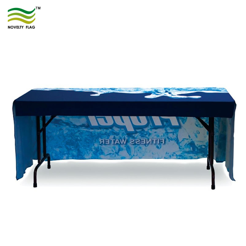 Custom Logo Printing Polyester Table Cloth, Table Skirts, Table Throw (J-NF18F05028)