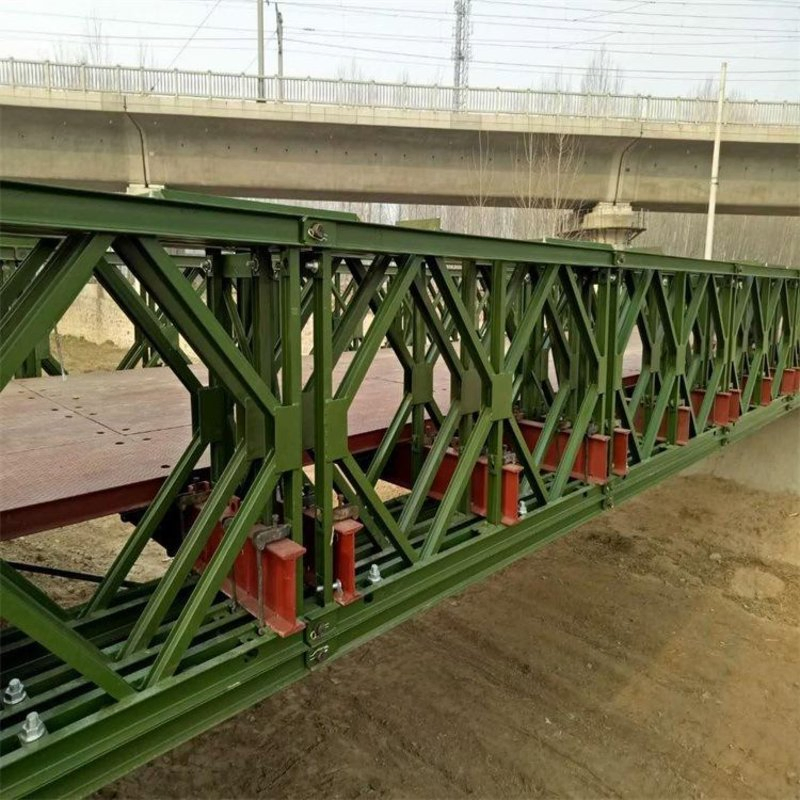 Prefab Bailey Bridge Passenger Steel Structure Truss Pedestrian Bridge