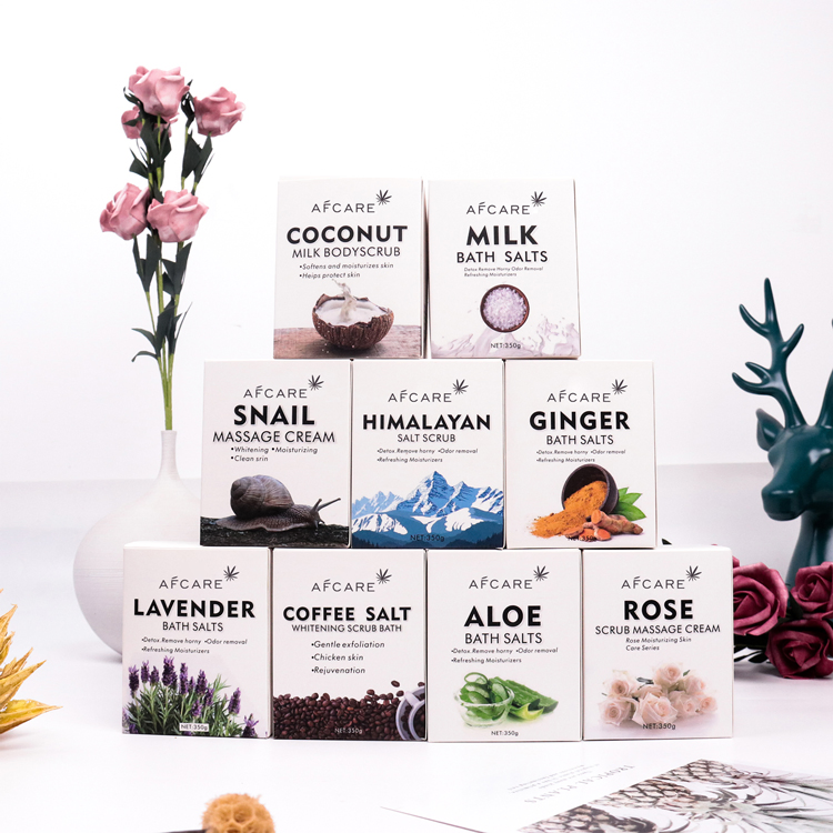 Private Label Skincare Beauty Wholesale Custom Logo Vegan Bath Cleansing Whitening Organic Exfoliating Body Scrub