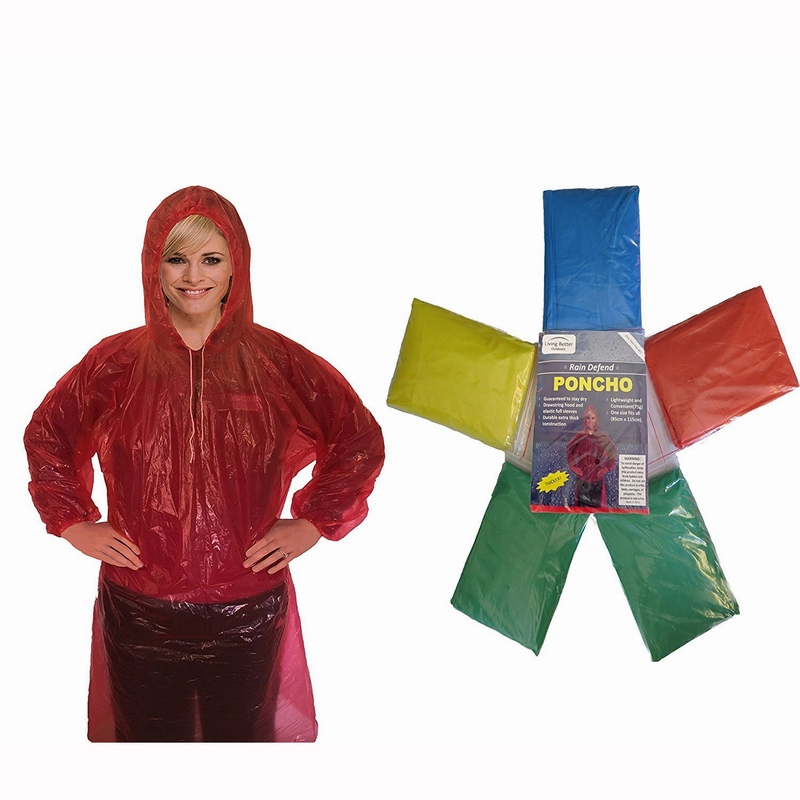 Promotional Custom Printed PE Raincape
