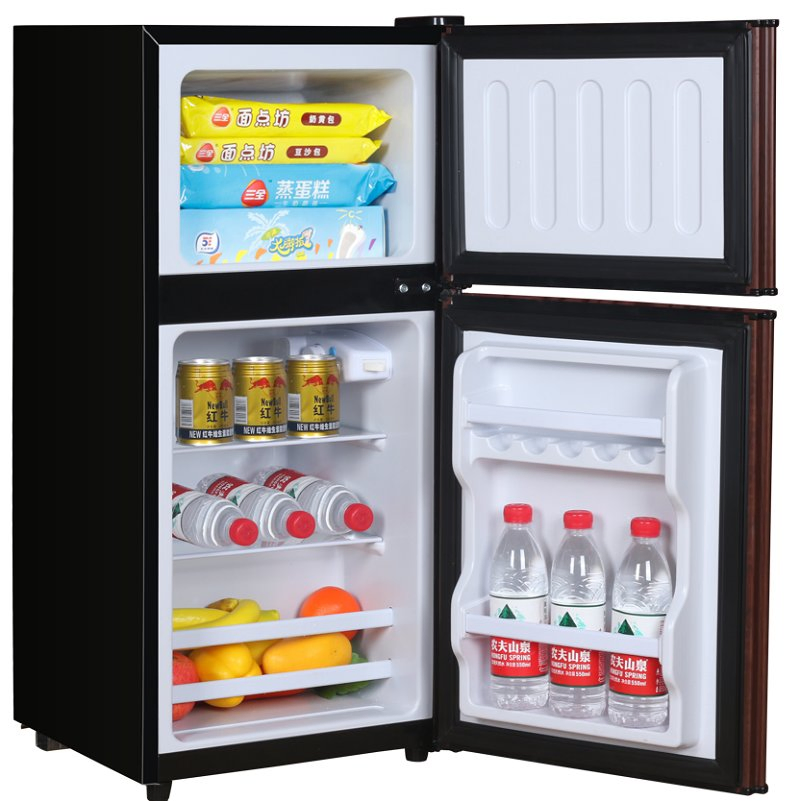 86 L Double Doors Fridge / Foam Door Refrigerator