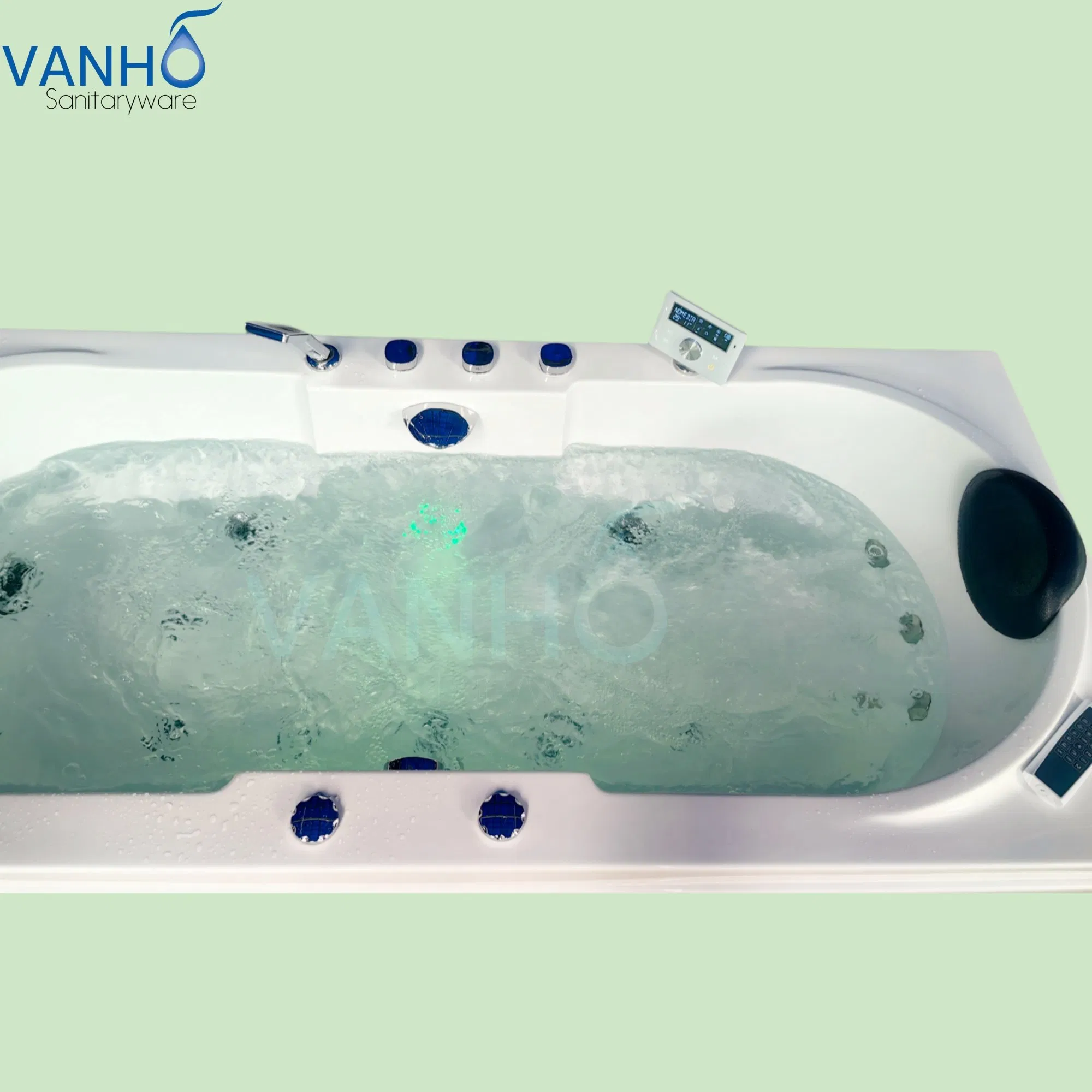 Акриловая массажная ванна Vanho с гидромассажем и подсветкой