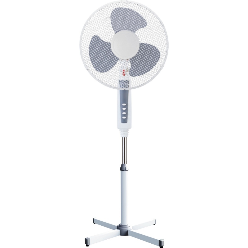 Lightweight 16inch Electric Pedestal Stand Fan Featuring X-Cross