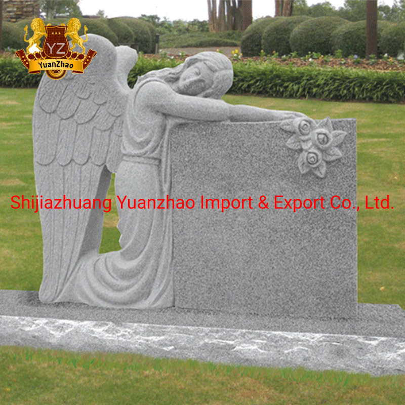 Granite Memorial Restingangel Gravestone Headstone Graveyard Decoration