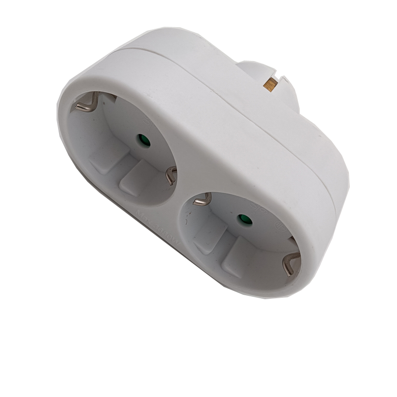 EU Standard 2 in 1 Energy Monitoring Smart Dual Socket