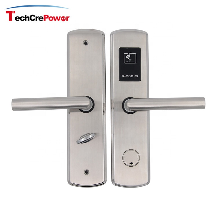 E601 Electronic Smart RF Card Swipe Door Lock System Stainless Steel Hotel Room Lock