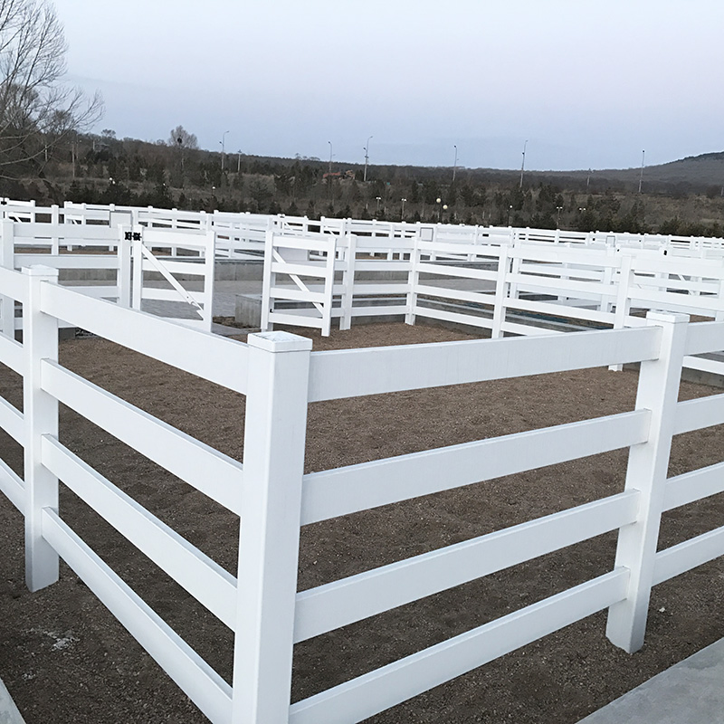 Vinyl Ranch Fence, PVC Post and Rail Horse Fence, Horse Fence