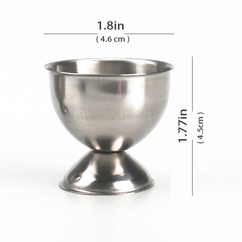 Stylish Stainless Steel Egg Cup for Japanese Cuisine and Dining