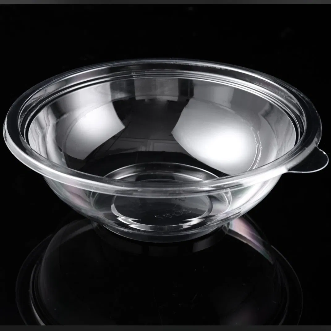 24oz Factory Direct Sales RPET Durable Plastic Salad Bowl Used for Dessert