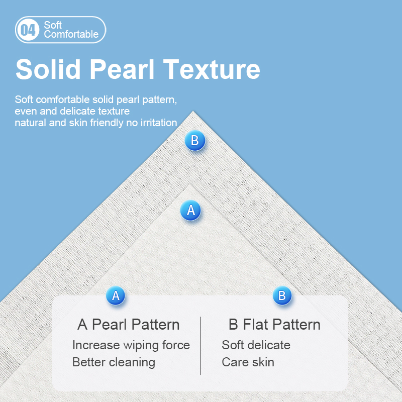 Disposable Facial Towels 60GSM Thickened Pearl Pattern Face Towel Disposable