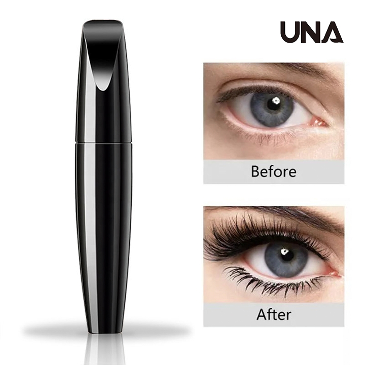 4D Custom Logo Mascara with Waterproof Long-Lasting Curling Lengthening Volumizing Liquid Formula Makeup for Long Lashed Eyes
