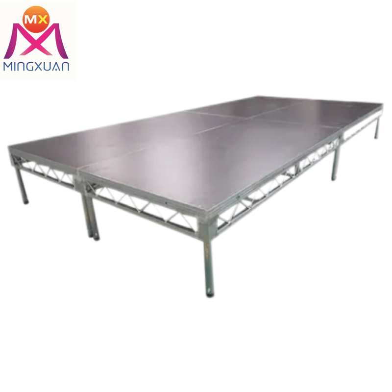 Aluminum Stage Portable Stage Platform Easy Install Outdoor Sports Entertainment Concerts