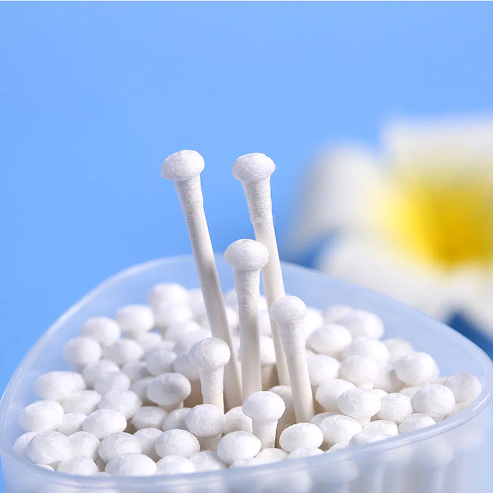 Disposable Double-Ended Multi-Functional Cotton Swabs, Packed in a Set of 1oo Pieces