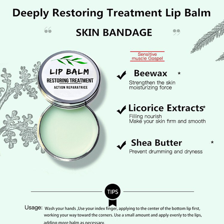 Private Label SPF 15 Moisturizing Treatment Organic Lip Balm