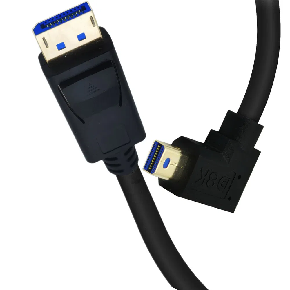 8K/60Hz and 4K/144Hz Supported Mini Displayport to Mini Displayport Adapter 0.3m Male to Male 1.4V up to 8K