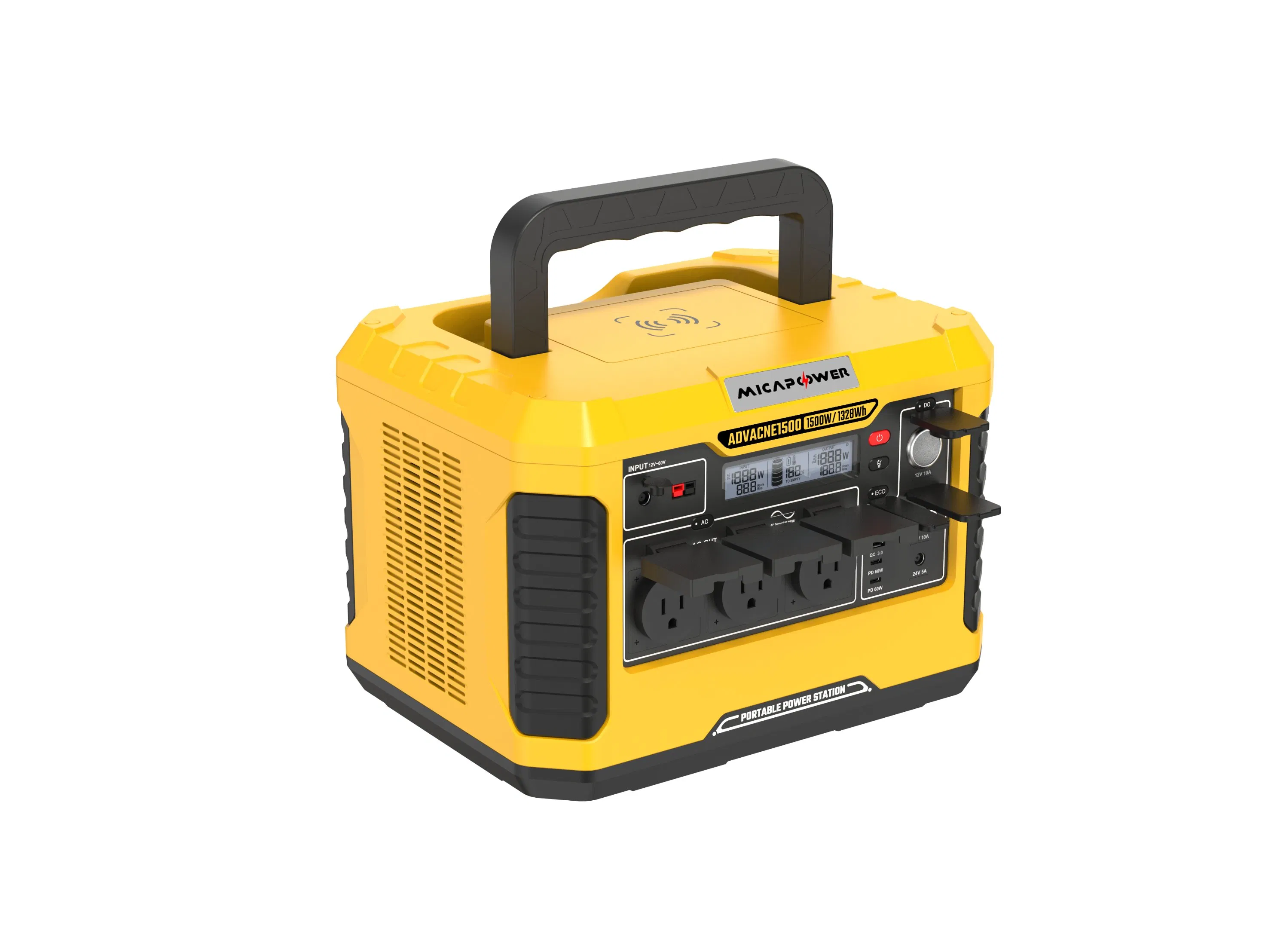 Mica Multi-Function 300W 500W 1000W Solar Generator Power Station for Camping Hunting Fishing Outdoor Mobile Power Bank