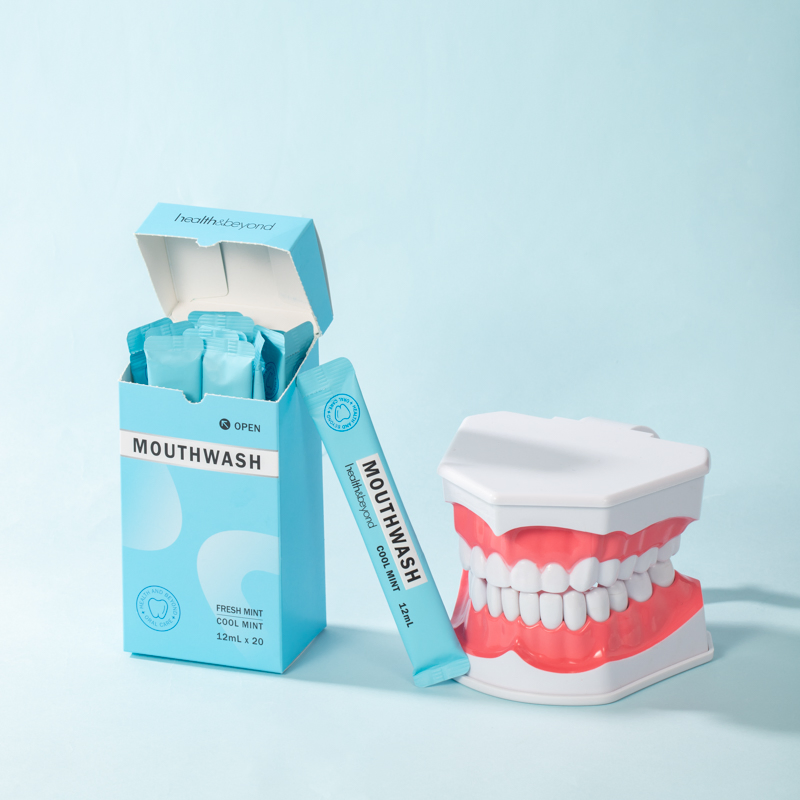 Customer Logo Alcohol Free in Sachetl Travel Oral Rinse Mouthwash for Hotel