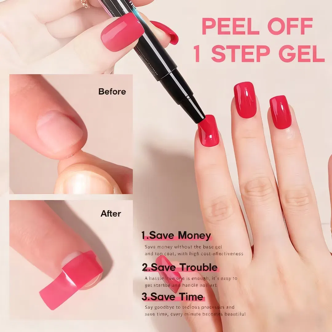3 in 1 Soak off UV One Step Gel Nail Polish Pen