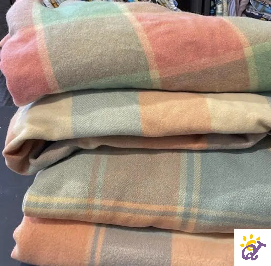 Yuki Factory Made Wool Throws Ausgolden Large Plaid Blankets