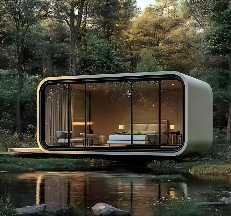 Customize Modern Outdoor Container House Capsule Prefab/Prefabricated Modular Casa Prefabricada