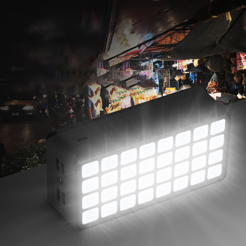 Внешний аккумулятор 50000 mAh с фонарем 32-LED
