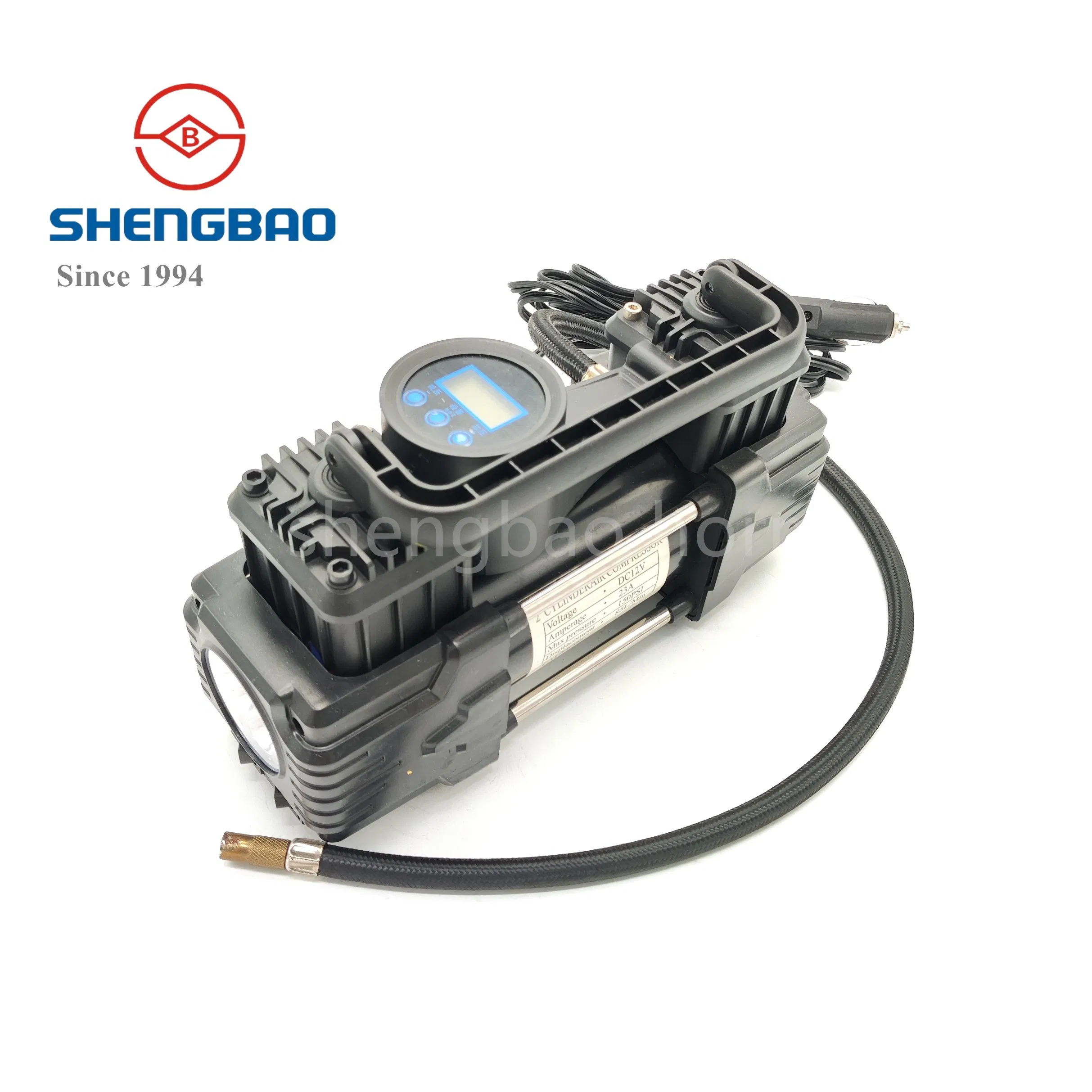 Автомобильный компрессор S-616 с LED-подсветкой