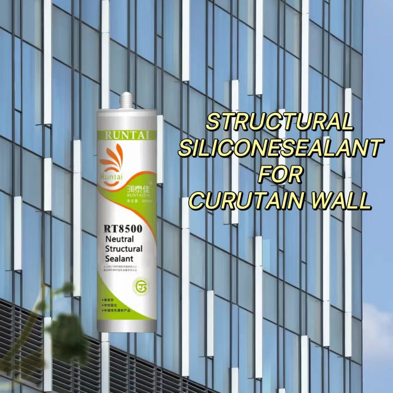Runtai Advanced Silicone Sealant for Durable Curtain Wall Applications