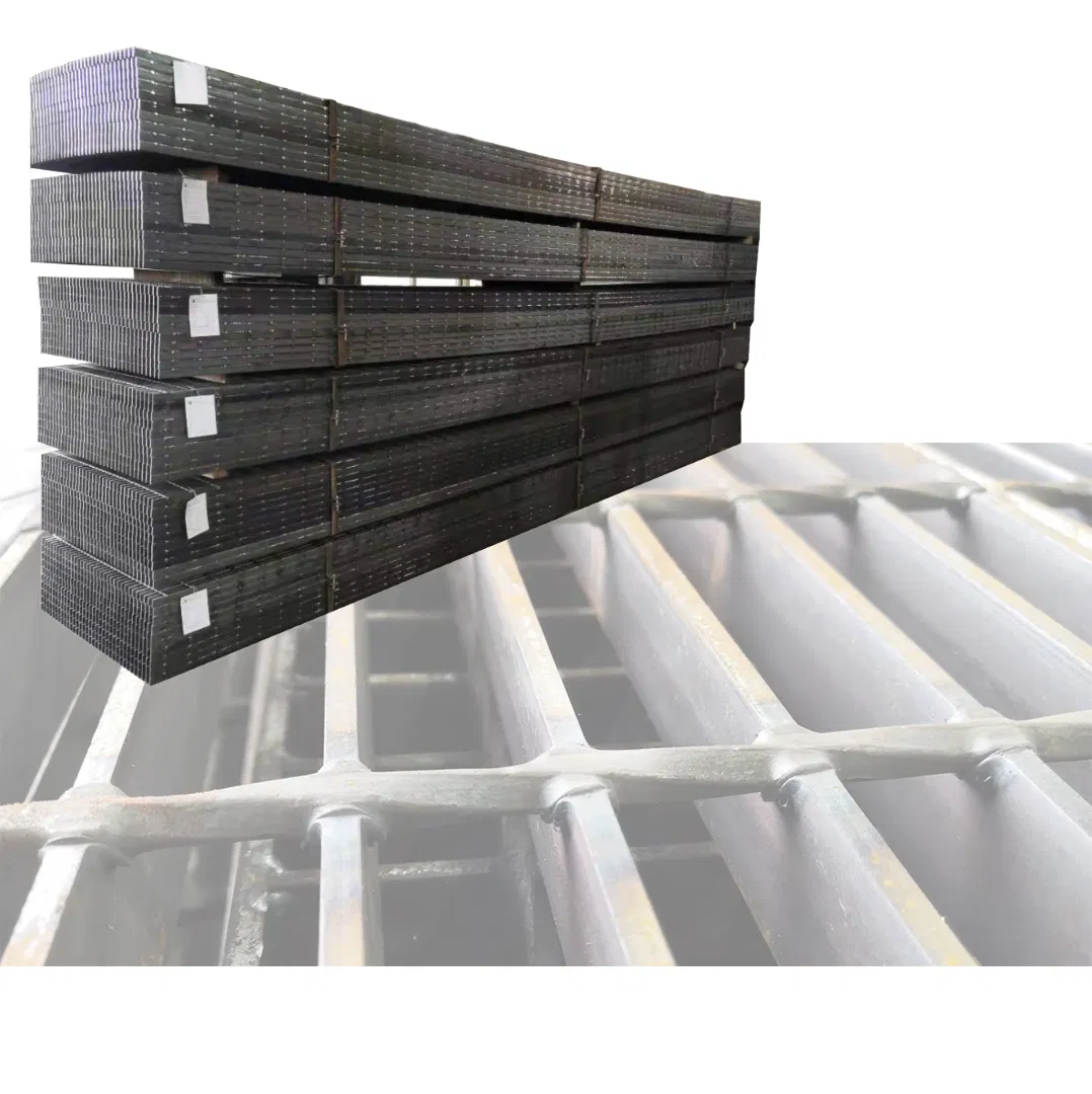 Hot DIP Galvanized Mill Finish Plain Type or Serrated Type Steel Walking Bar Grating with CE Approval for Industry Flooring and Mezzanine Grating