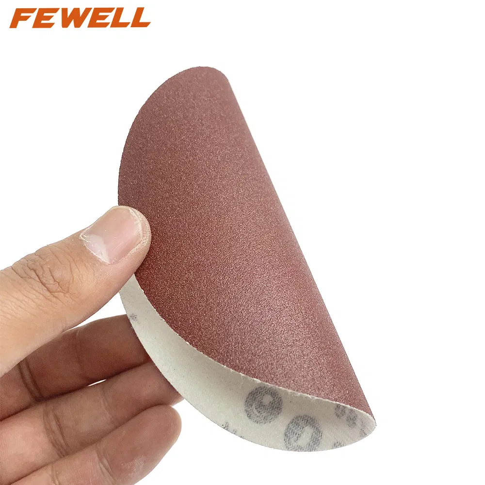 125mm 5in Red 180 Grit Sanding Disc Abrasive Sandpaper for Polishing and Grinding Stainless Steel Wood