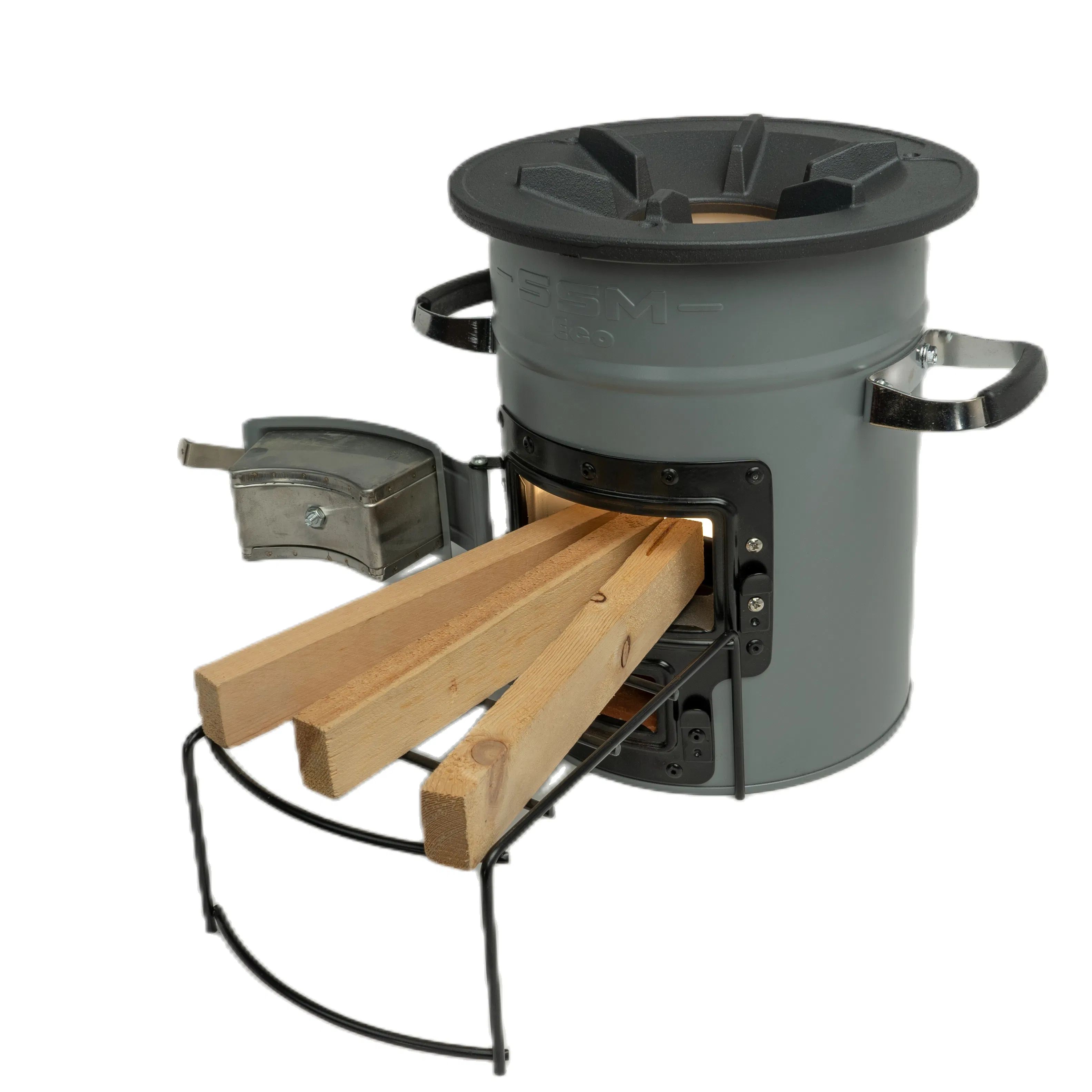 Hot Sale Portable Outdoor Activity Camping Wood Charcoal Rocket Stove