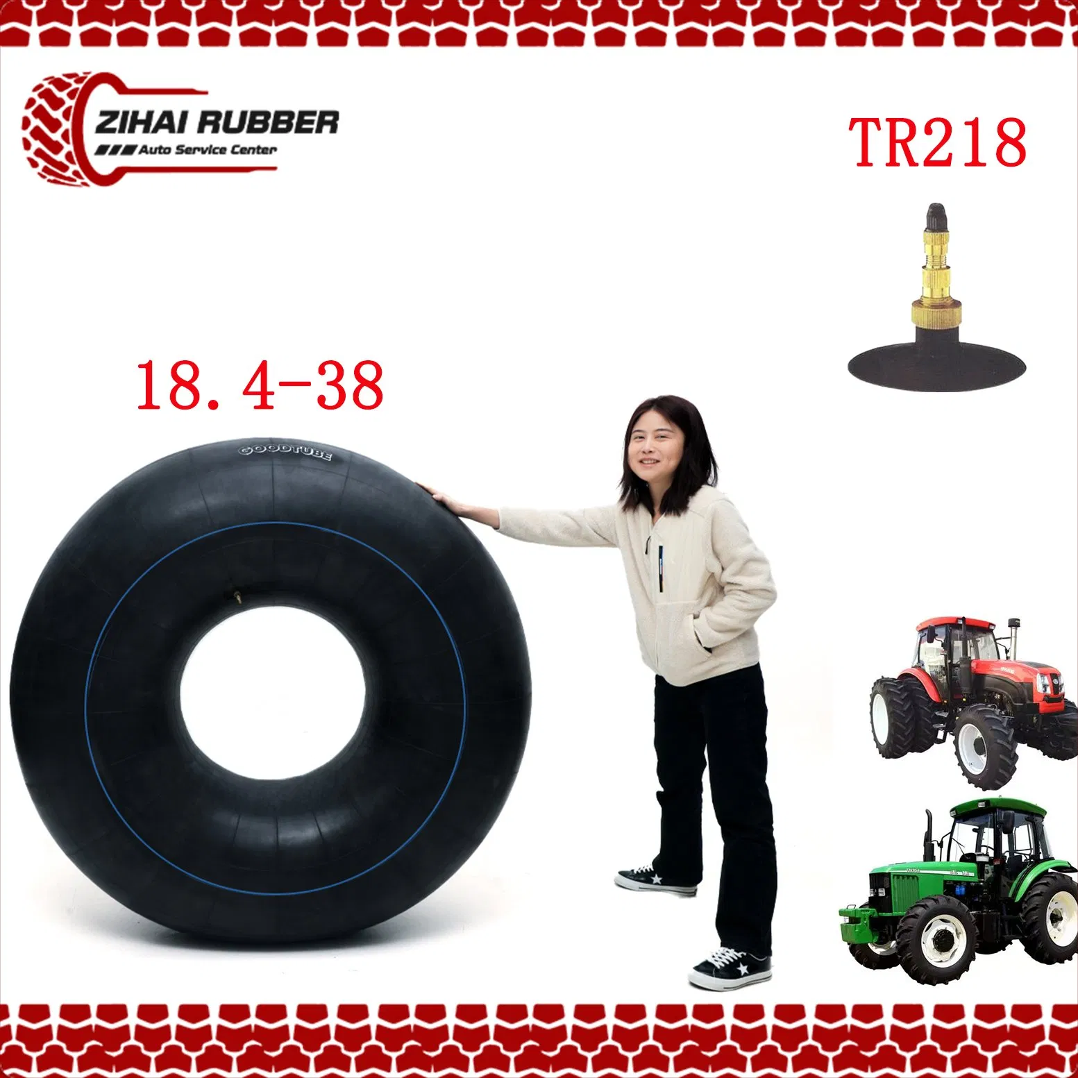 Камера для трактора 18.4-38 TR218A, натуральный/бутилкаучук