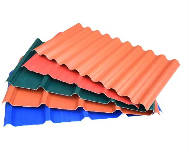Solid Anti-Corrosion 1130mm Columbia UPVC Roofing Tile