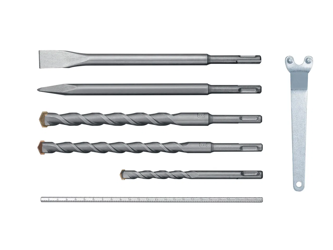 Электрический перфоратор 1500Вт, 4 функции, бур 32мм