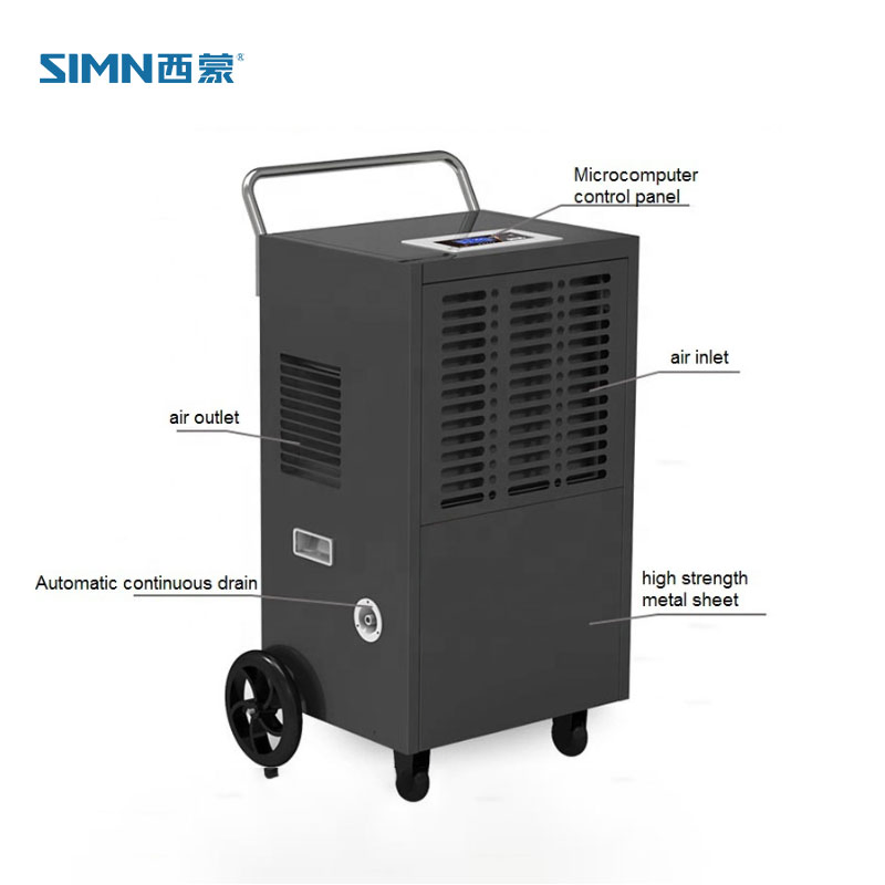 Big Wheel Portable Household Commercial Warehouse Mini Home Dehumidifier for Toolstation