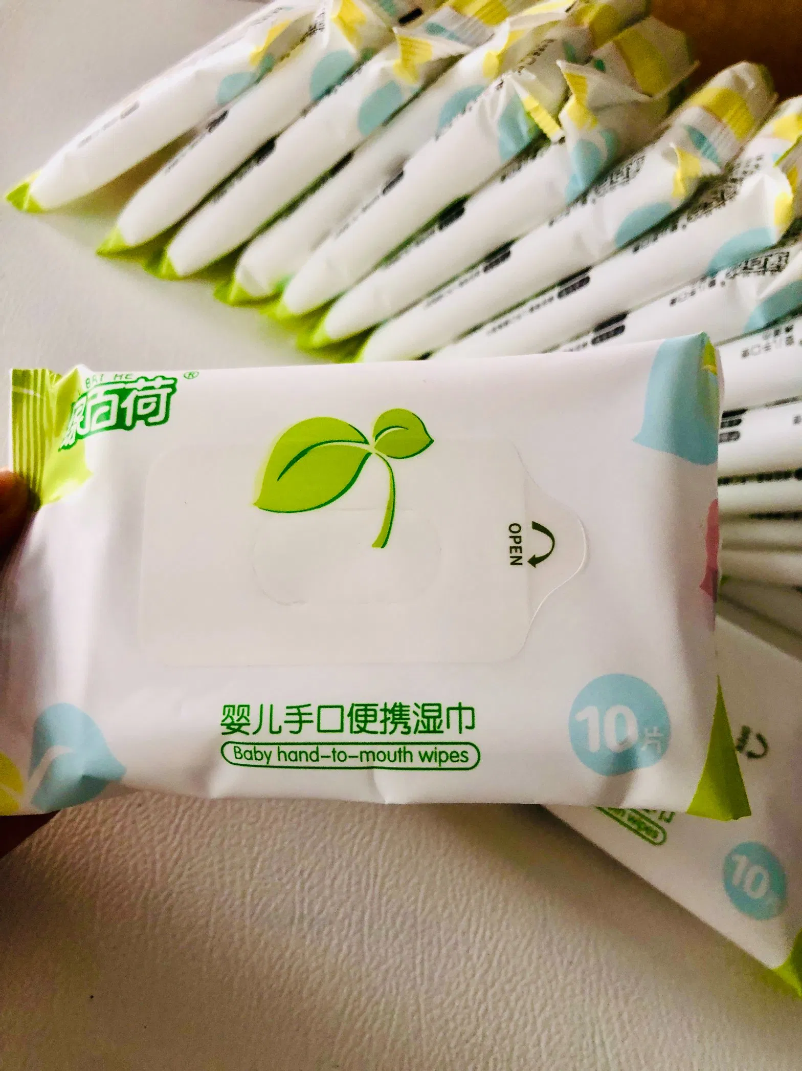 OEM ODM Factory Wholesale 80cts Baby Private Label Baby Hand and Face Cleaning Wet Tissue