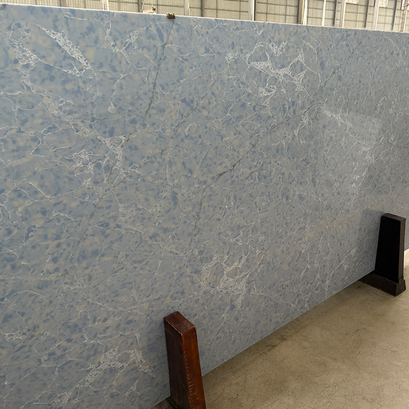 Custom 30mm Calacatta Quartz Stone for Unique Bathroom Countertops