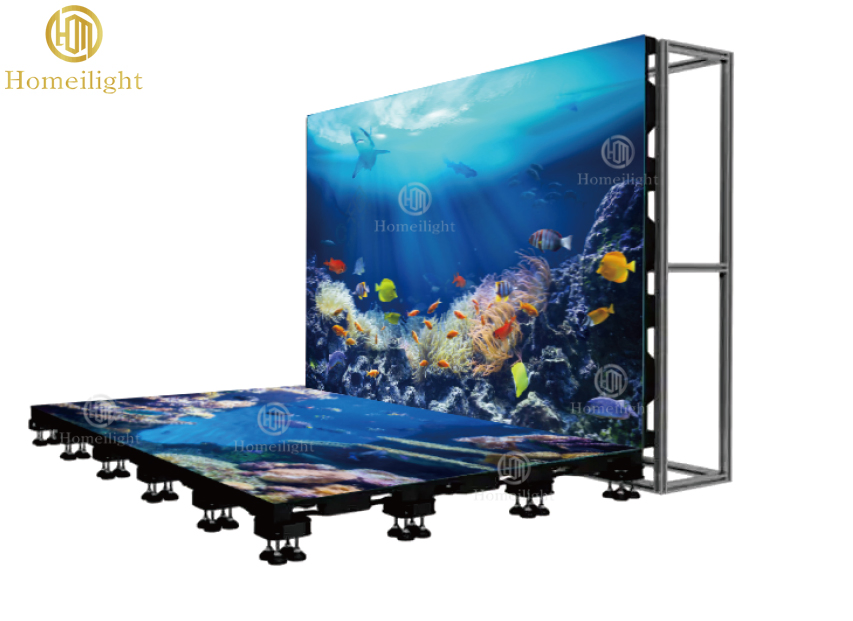 LED Indoor Outdoor P3.9 Interactive Display Screen Dancing Tile