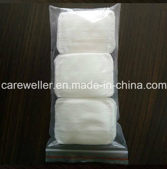 100% Cotton Square Cosmetic Pad for Skin Care