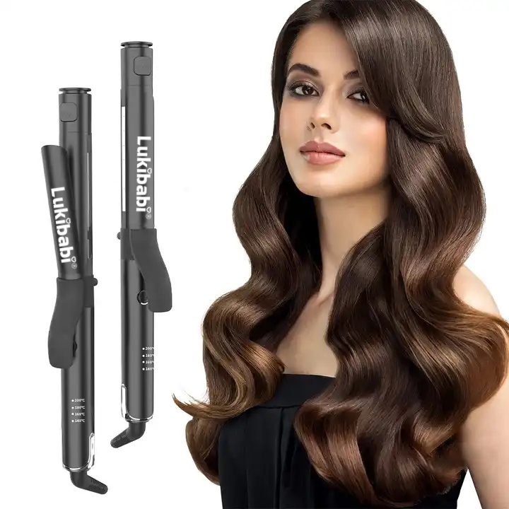 Smart Adjustable Temperature Automatic Curling Iron and Brush