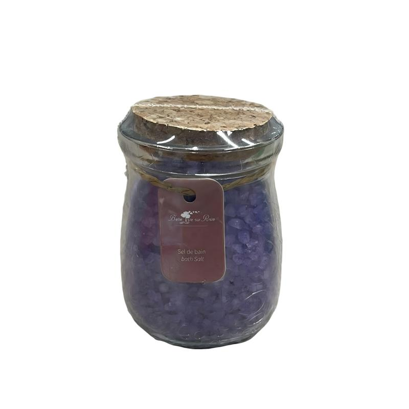 Bath Salt in Glass Jar with Natural Sea Salt for SPA and Hotel Guest Room Amenities