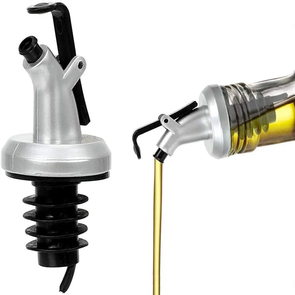 Leak-Proof Stainless Steel Cooking Oil Vinegar Olive Oil Tapered Stopper Spout Dispenser Pour Spouts for Sale