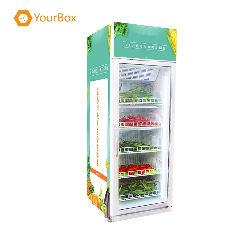 Vending Machine, Fresh Food Community, Self-Service Vending, Fresh-Keeping Cabinet, Display Cabinet