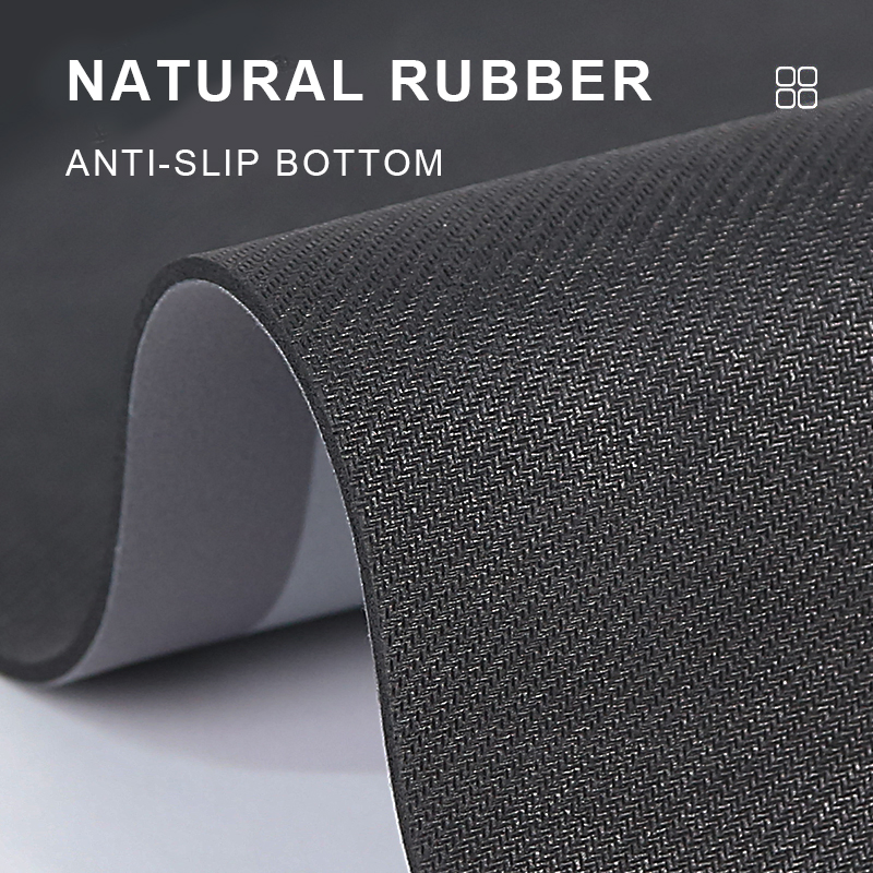New Design Dark Grey Stone Bath Mat Foldable Diatomaceous Earth Bath Mat Easy Clean Shower Mat